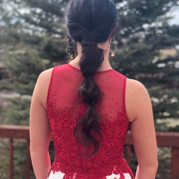 Rose Prom Dress - Picture 2 of 3